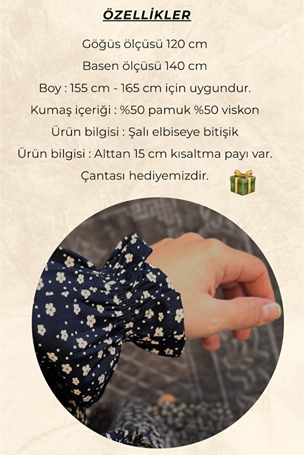 Pamuklu Namaz Elbisesi - 8