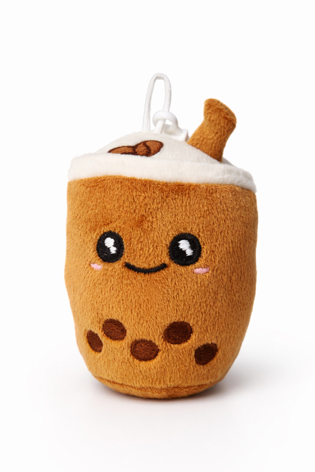 Bubble Tea Figured Coffee Bag Accessory, Charm - 2