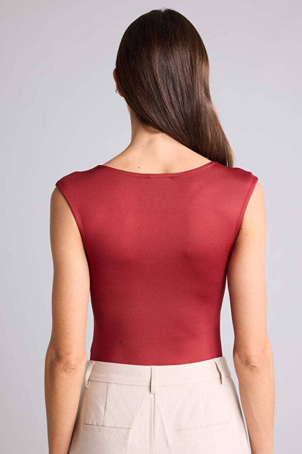 Kare Yaka Bodysuit E9045AX26SM - 6