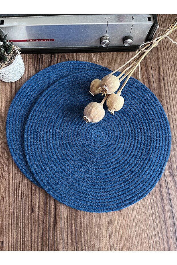 Cobalt Blue Supla Set / 2 Supla Pads / Placemat