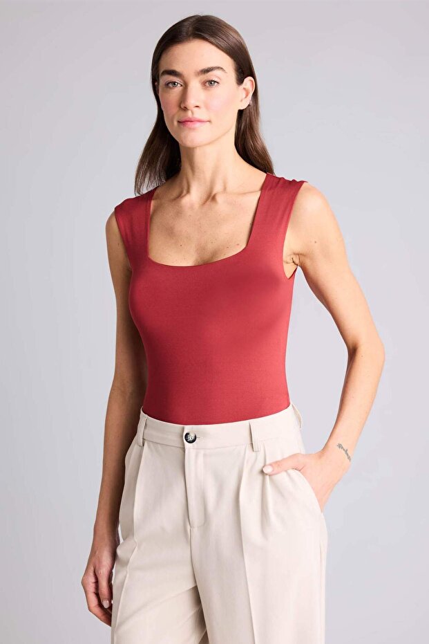 Kare Yaka Bodysuit E9045AX26SM - 4