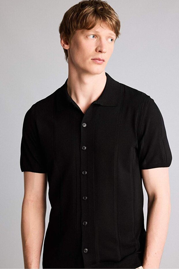 Standard Fit Knitwear Polo T-Shirt G3143Ax26Sp