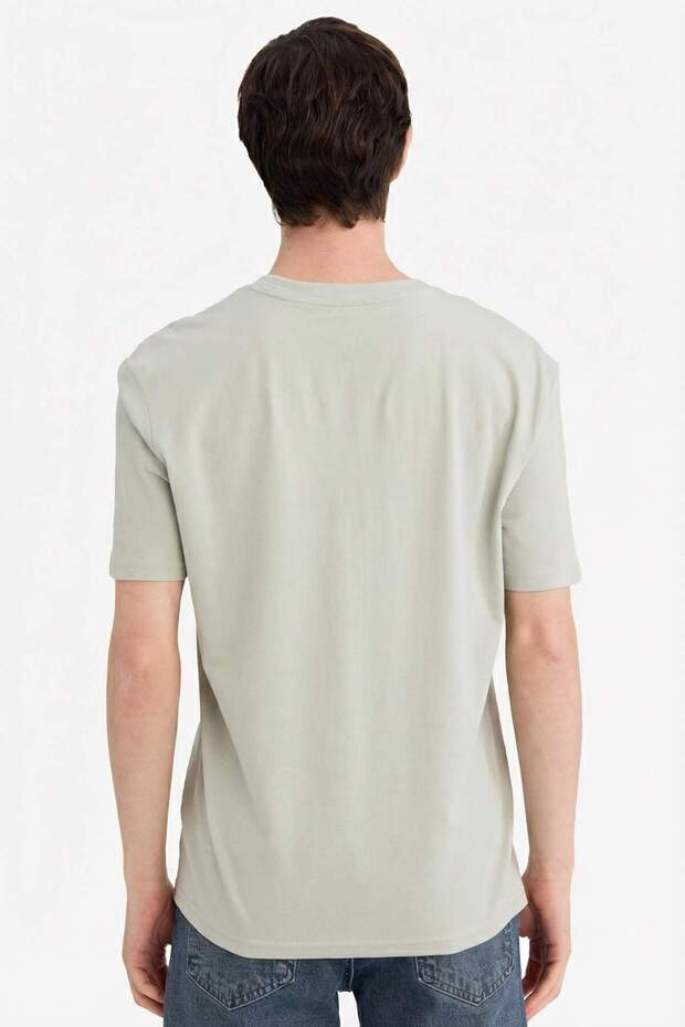 %100 Pamuk Basic Tişört V7699AZ26SP - 5