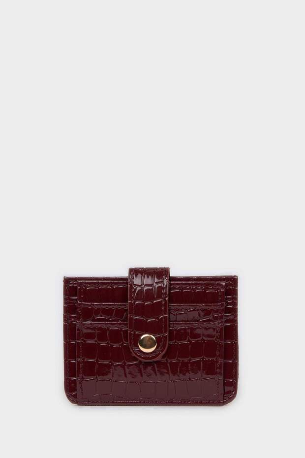Women's Faux Leather Card Holder H0953Axns