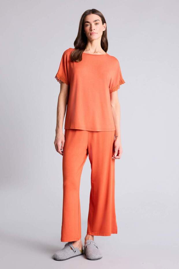 Basic Pajama Set Top and Bottom G7589Ax26Sp - 1