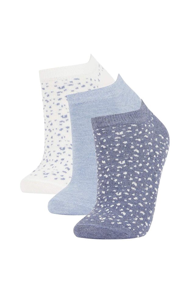 Women's 3-Pack Cotton Booties Socks Z7536Azns
