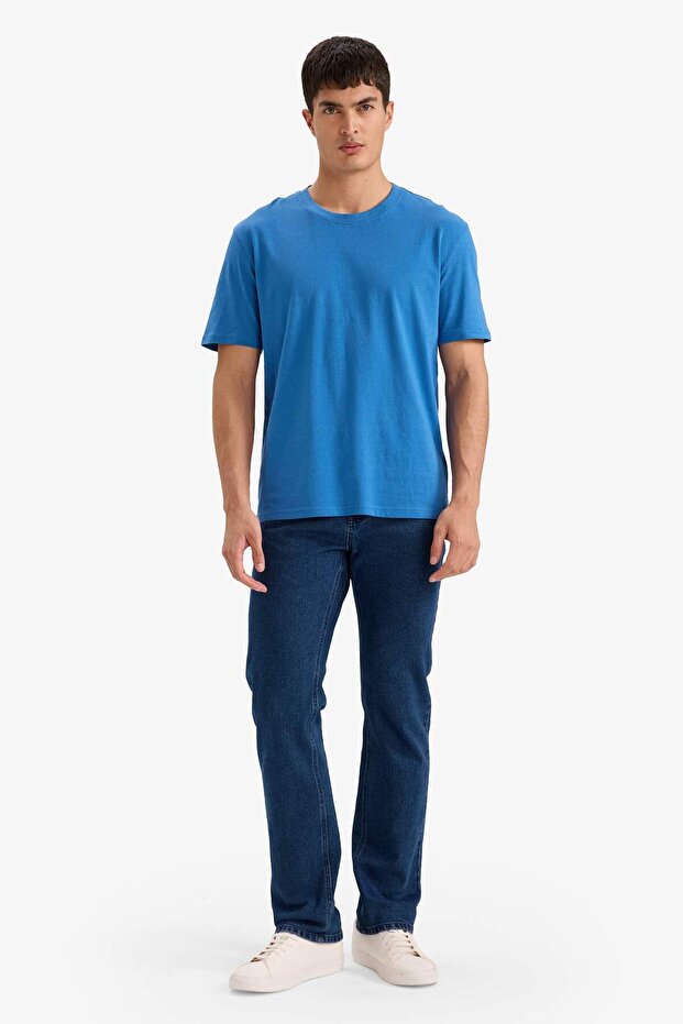 تي شيرت أساسي مصنوع من القطن بنسبة 100% V7699AZ26SP - 2