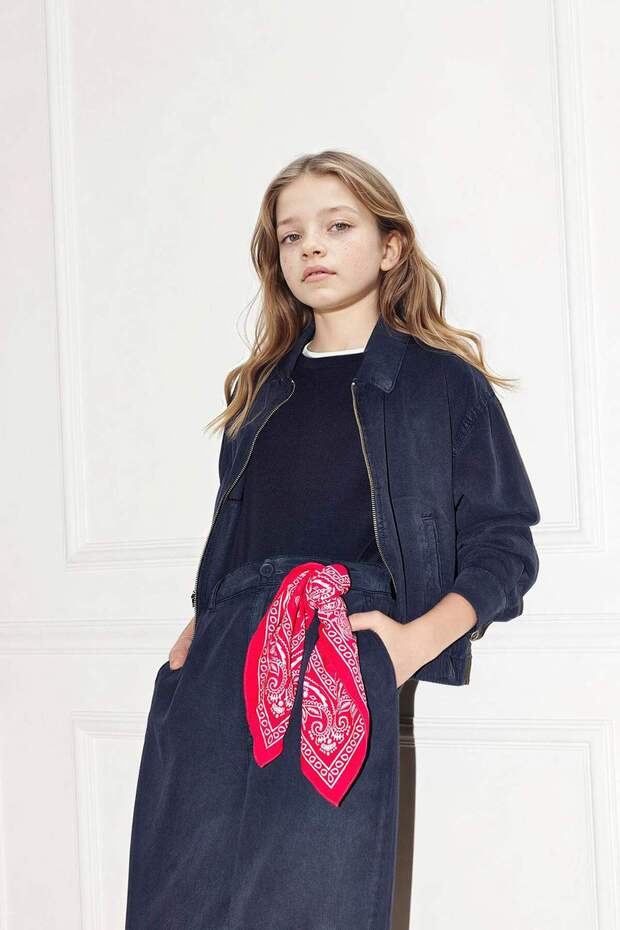 Fluid Fabric Shirt Girl Child G7205A826Sp
