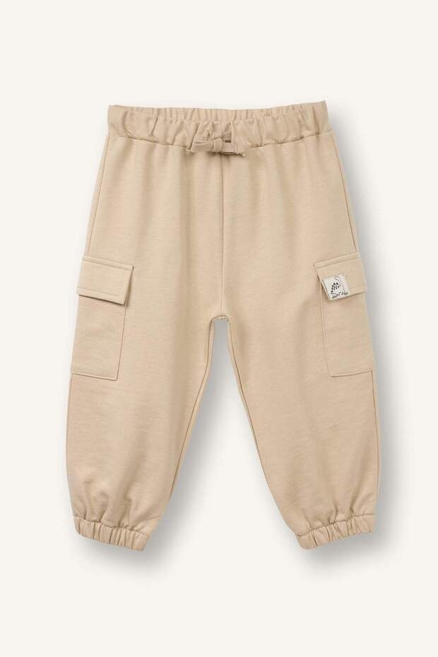 100% Cotton Cargo Fit Pants for Baby Boy G7285A526Sp