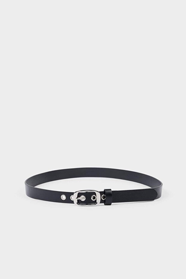Women's Faux Leather Casual Belt G7342Axns