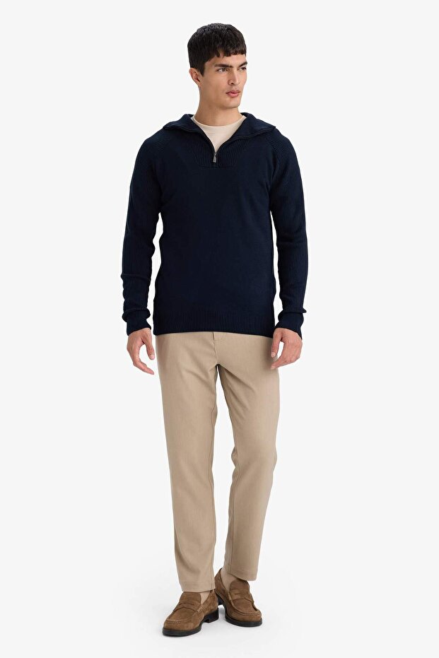 Tailored Fit Straight Leg All-Direction Stretch Soft Trousers with Pockets C7508Ax26Sp