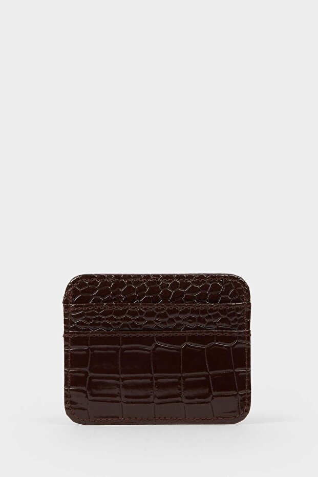 Women's Faux Leather Card Holder H0952Axns