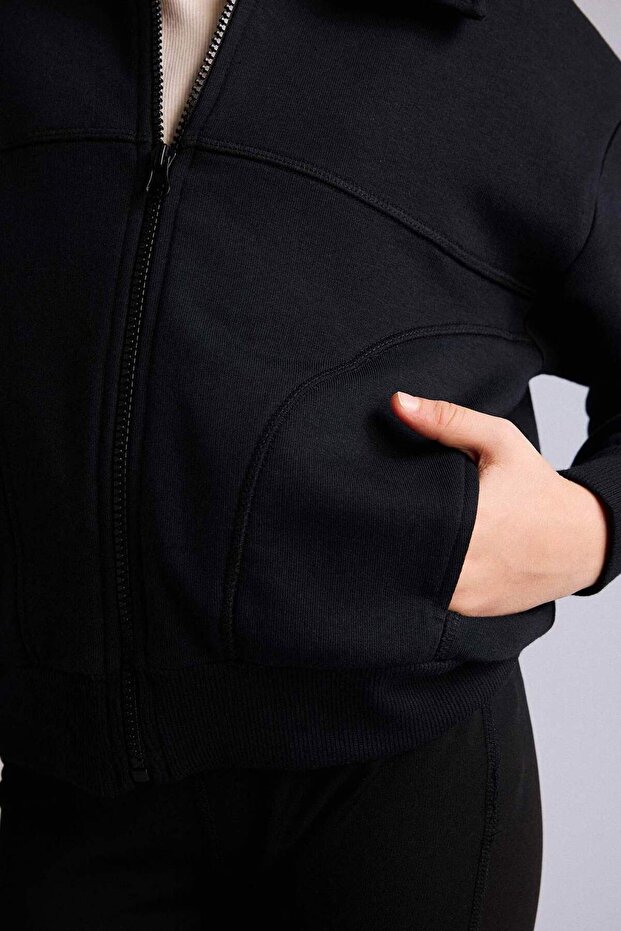 Fermuarlı Hırka Kız Çocuk G6822A826SP - 7