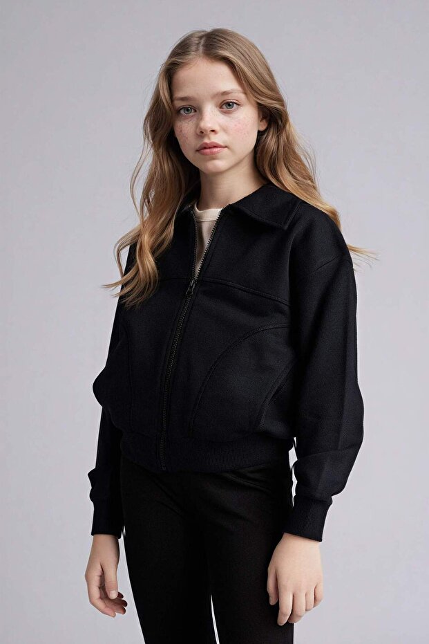 Fermuarlı Hırka Kız Çocuk G6822A826SP - 6