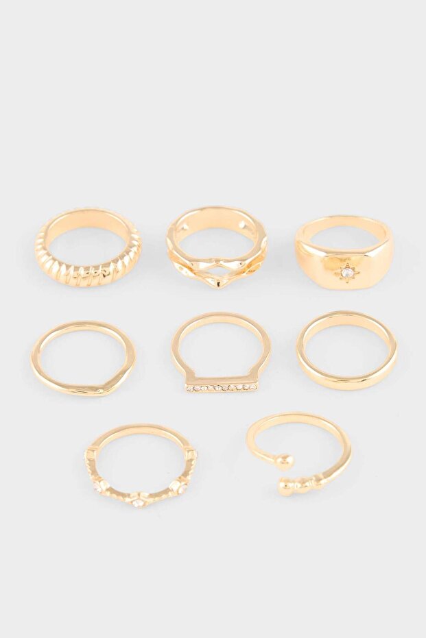 Women's 8-Piece Ring Set G4499Axns