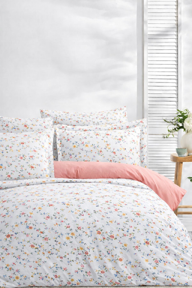 Bed Sheet Set - Single Elastic Botanic Somon - 2