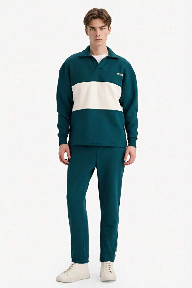 Flat-Leg Sweatpants with Lace-Up Waist G6700Ax25Au