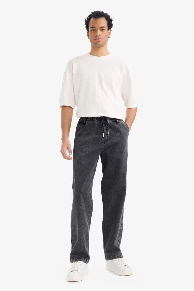 Wide Leg Buy Lace-Up Jean Pants G6335Ax25Au