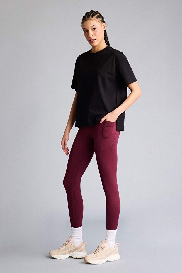 Warm High-Waisted Sports Leggings G8391Ax25Wn