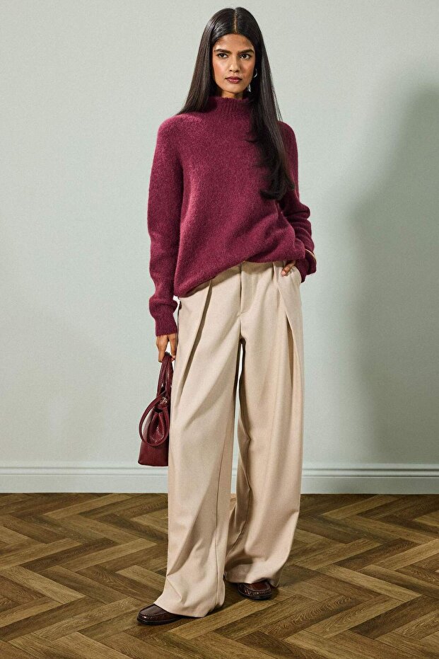 Wide Leg High Waist Pants G6074Ax25Au