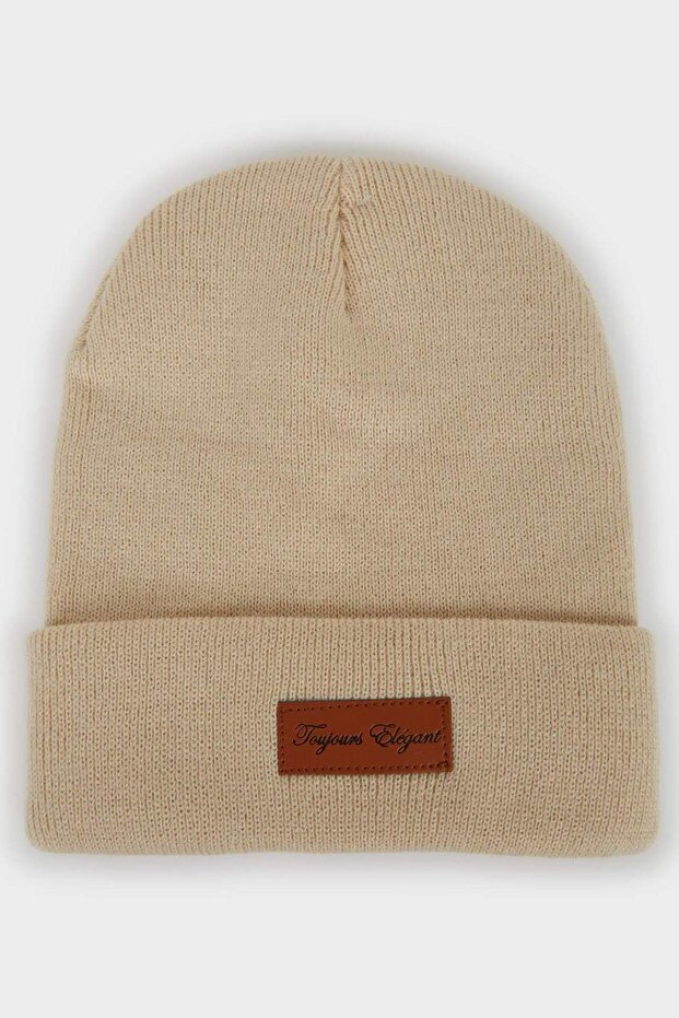 Women's Woven Label Beret F3163Ax25Wn