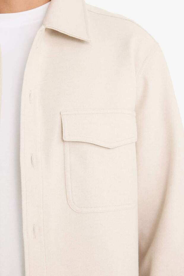 Düğmeli Gömlek Ceket E9251AX25AU - 5