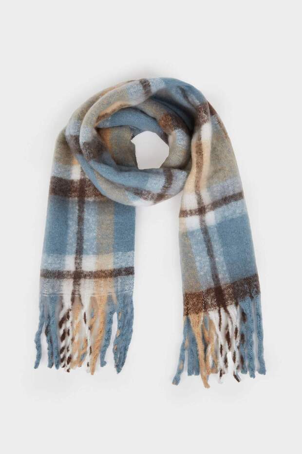 Women's Plaid Scarf F3441Ax25Wn