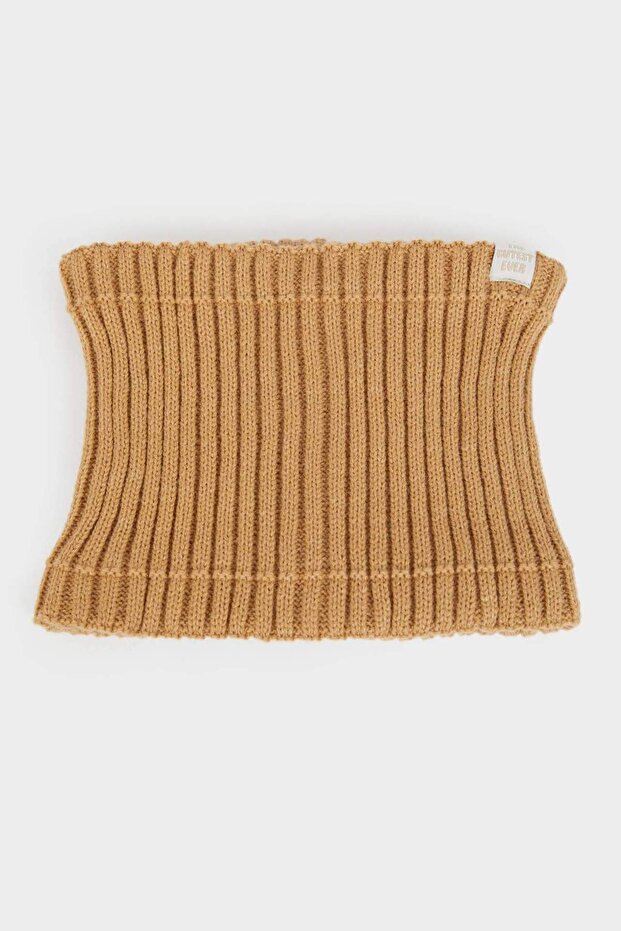 Lined Knitwear Neck Collar for Baby Boy F2875A525Wn
