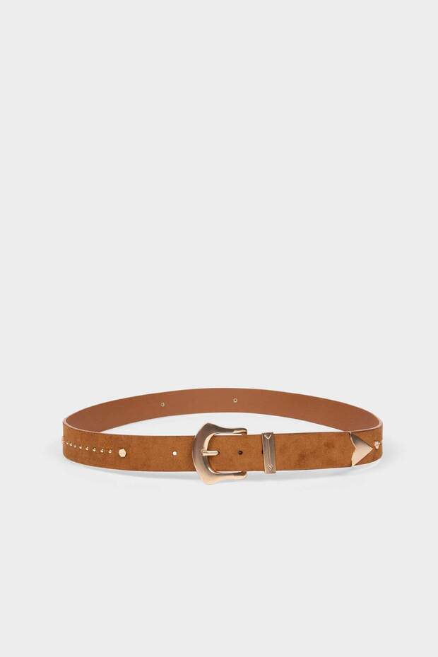 Women's Faux Leather Jean Belt F3275Axns