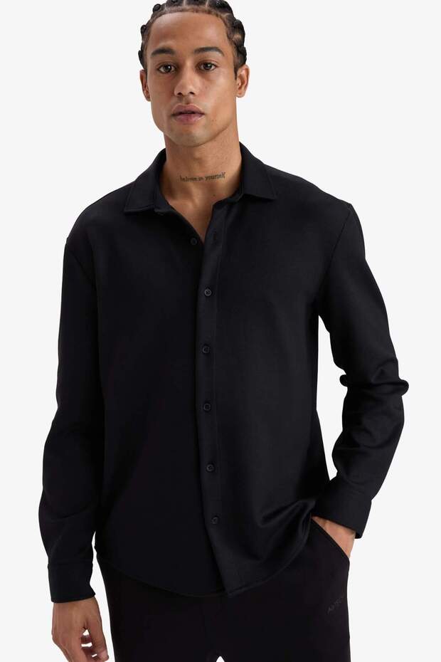Ultra Soft Standard Fit Long Sleeve Shirt F8718Ax25Au