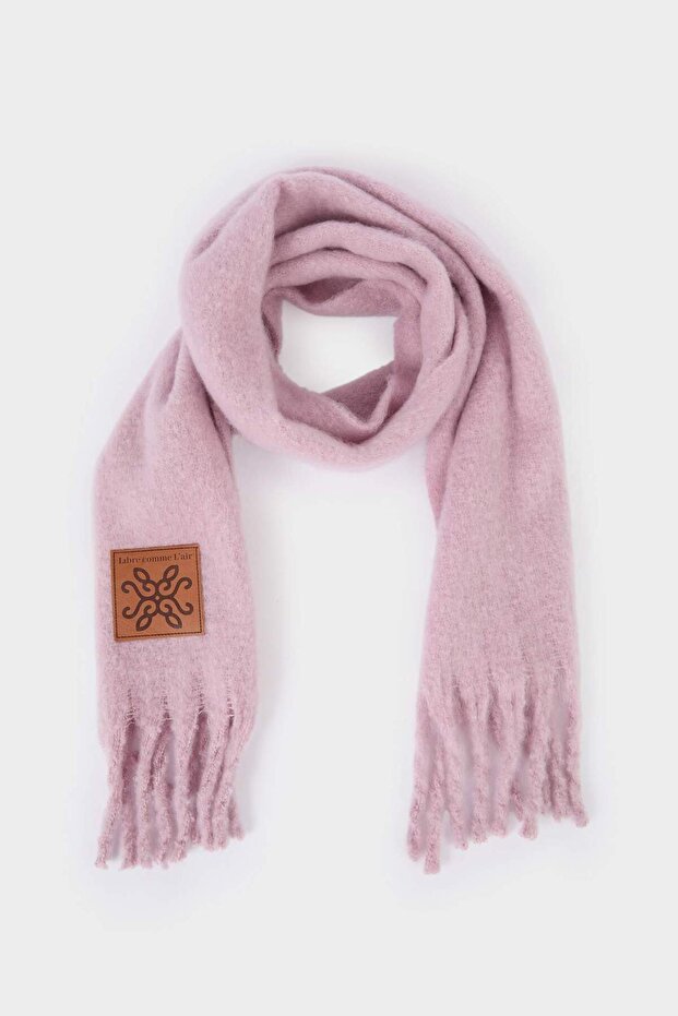 Women's Woven Label Scarf F3427Ax25Wn
