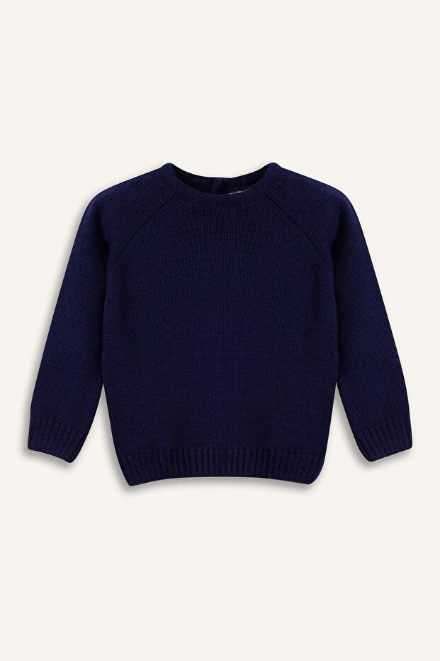 Crew Neck Knitwear Sweater Baby Boy F2408A525Wn