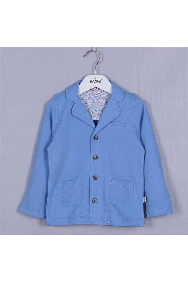 Boy's Long Sleeve Thin Jacket - 7867 - 1