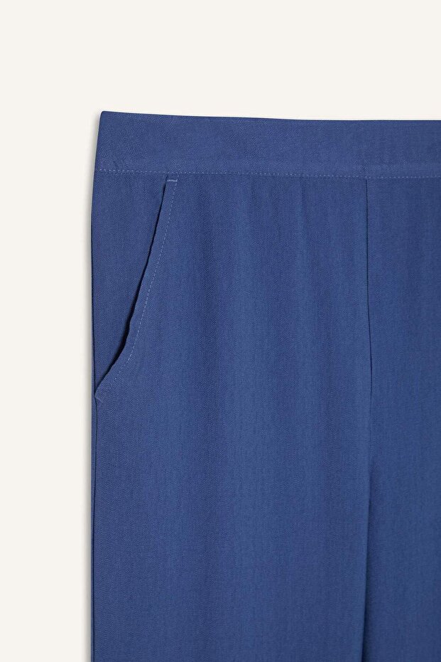 Basic Capri mit elastischem Bund und geraden Taschen E4390AX25SM - 7