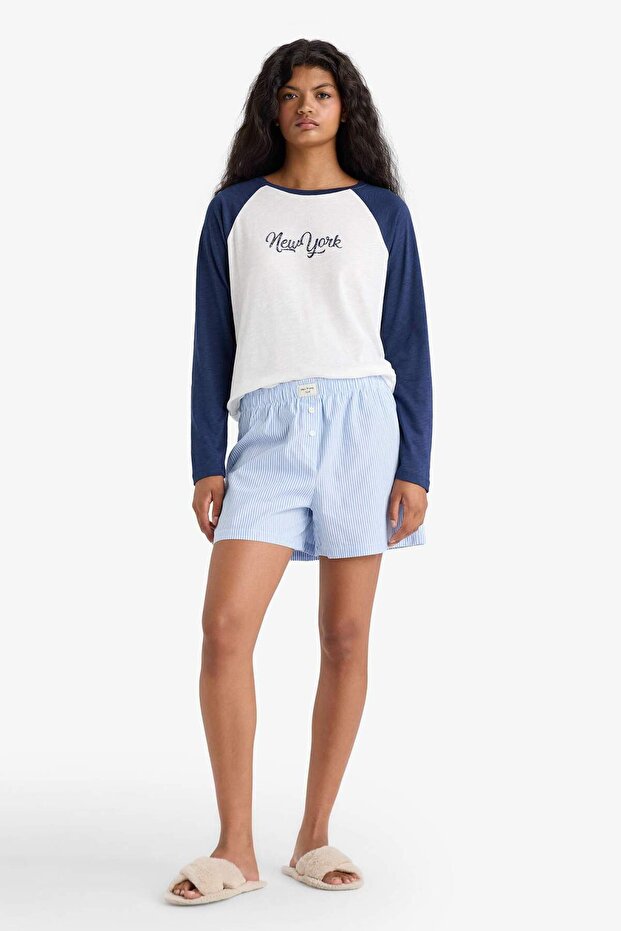 Regular Fit Poplin 2li Alt E4342AX25SM - 2