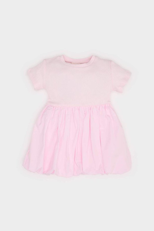 Short Sleeve Ribbed Camisole Summer Dress Baby Girl F0158A525Sm
