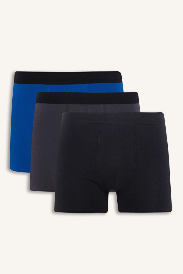 Regular Fit 3lü Boxer E7208AX25SM - 1