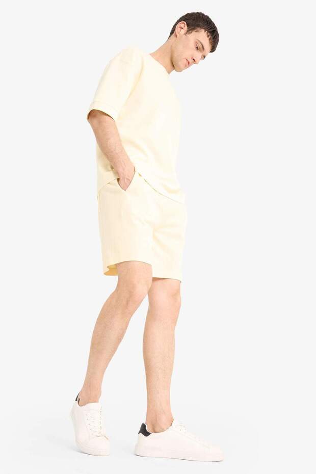 Regular Fit Düz Paça Şort D9769AX25SM - 5