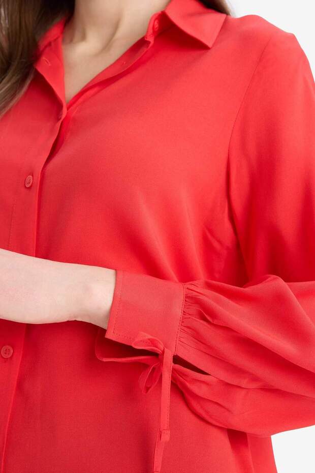 Basıc Viskon Gömlek Tunik D7352AX25SP - 5