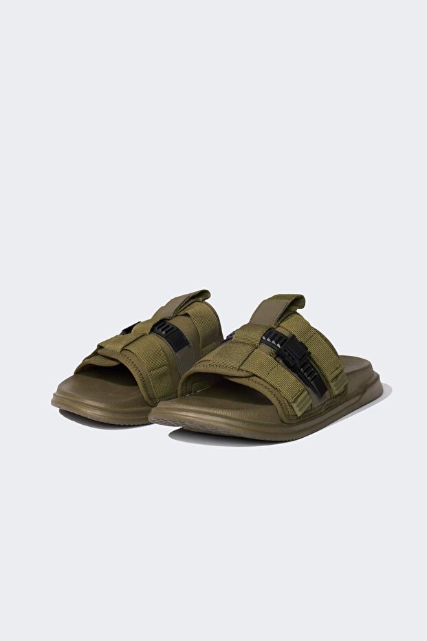 Men's Flat Sole Single Strap Slippers D8084Ax25Sm