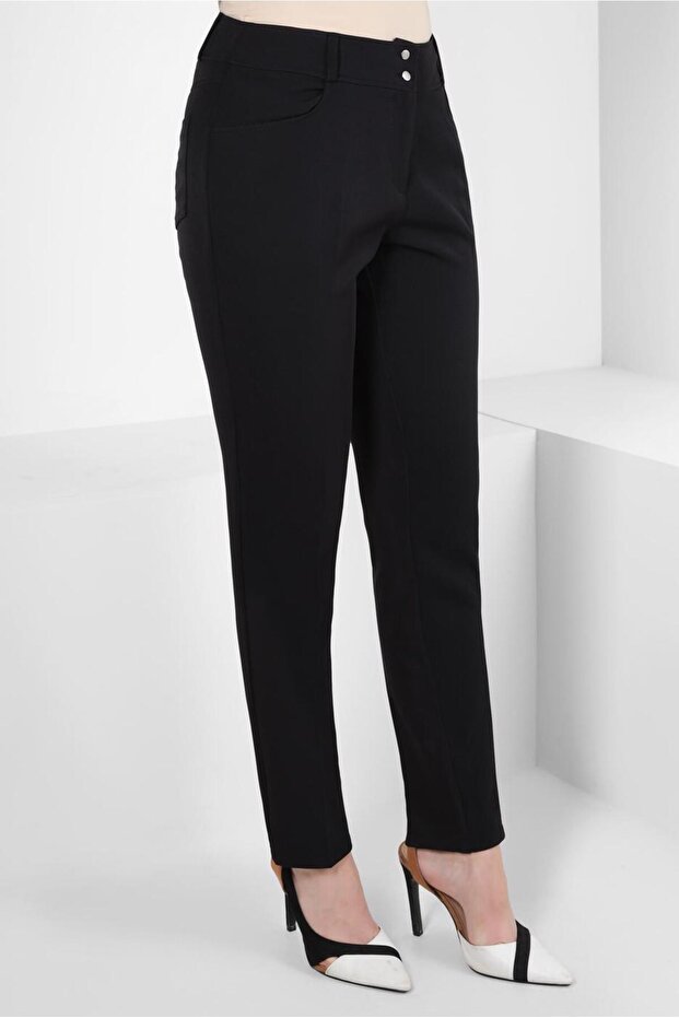 بنطلون بأرجل ضيقة 70629 - 2