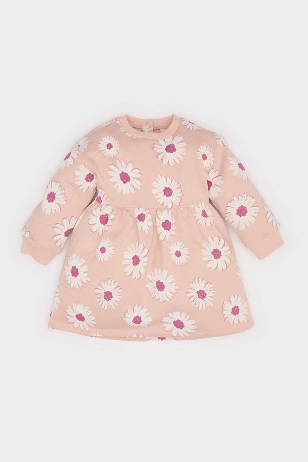 Floral Long-Sleeved Dress Baby Girl E5788A525Sp