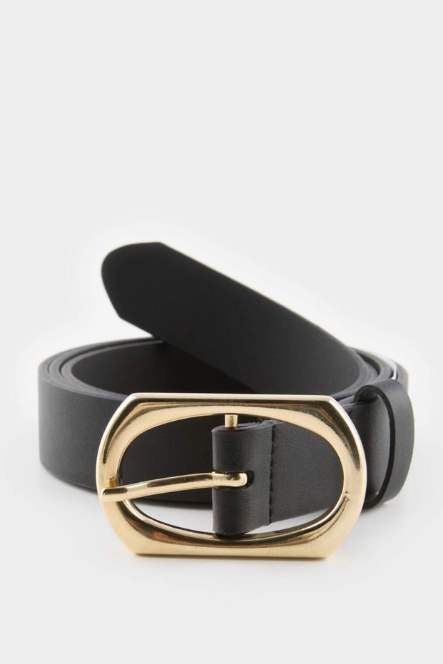 Women's Faux Leather Casual Belt F1439Axns