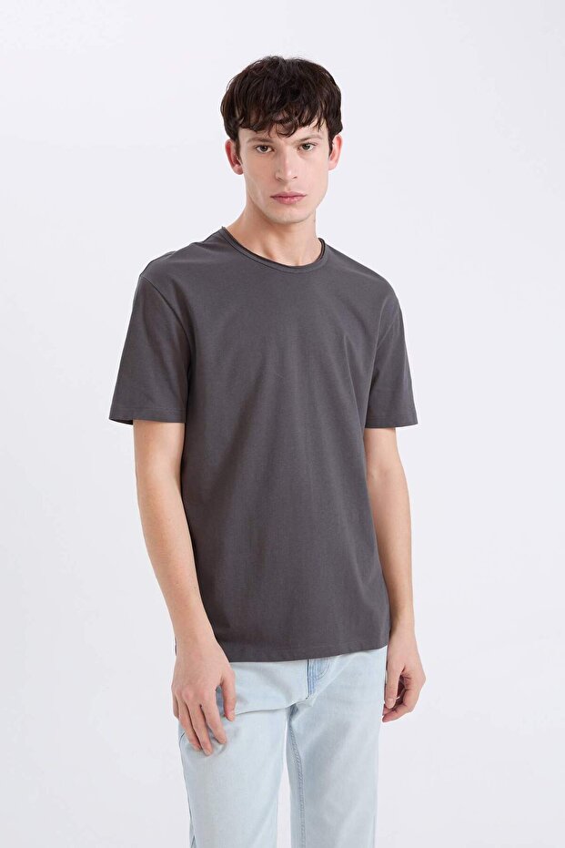 100% Cotton Heavy Fabric T-Shirt D5481Ax25Sp