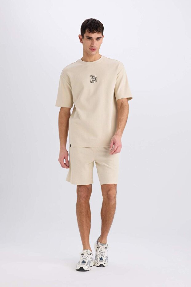 Regular Fit Düz Paça Cepli Basic Düz Şort B8792AX25SM - 2