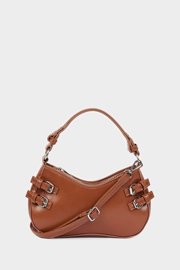 Women's Faux Leather Shoulder Bag E3410Axns