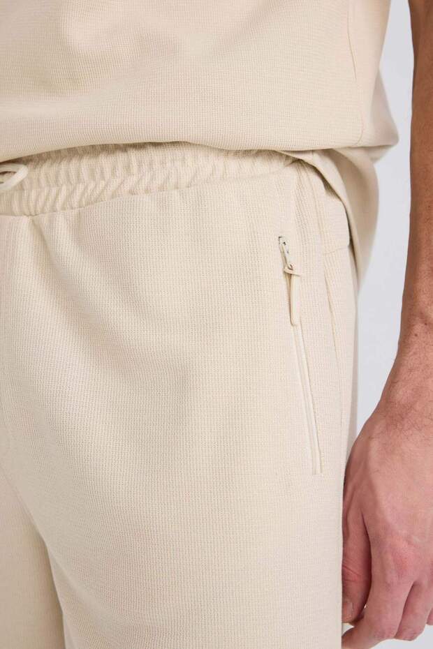 Regular Fit Düz Paça Cepli Basic Düz Şort B8792AX25SM - 5