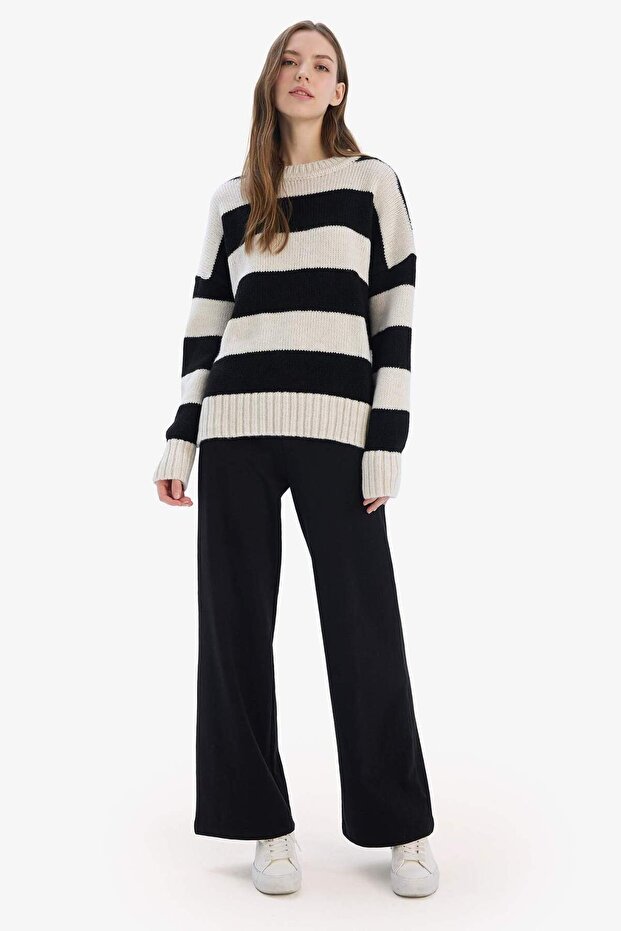 Wide Leg Standart Boy Basıc Eşofman Altı E7952AX25SP - 3