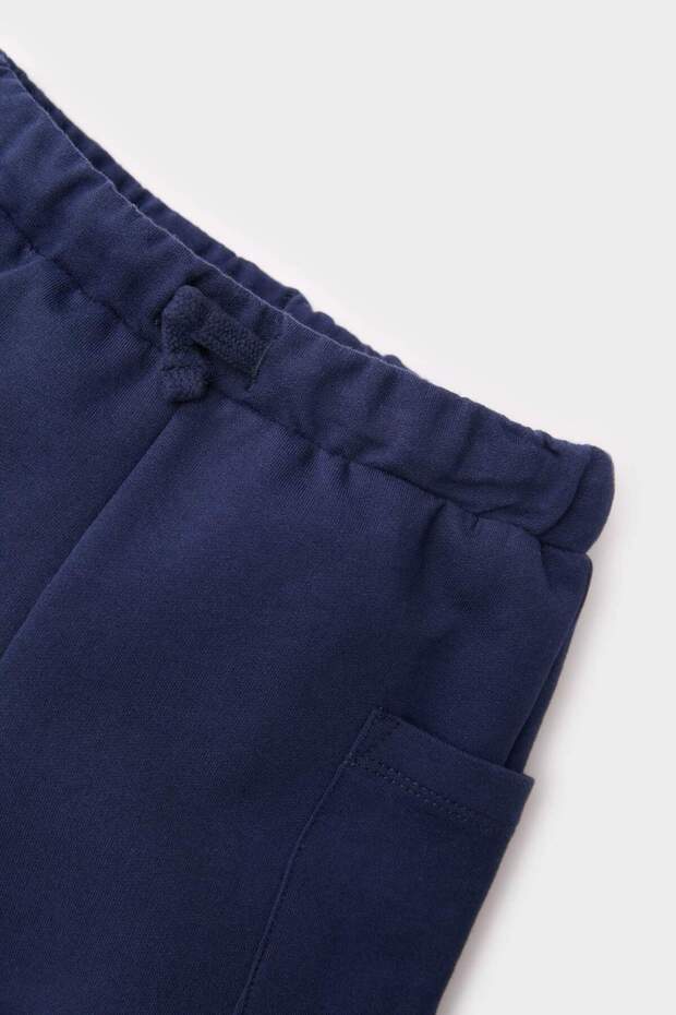 Beli Lastikli Basic Düz Şort Erkek Bebek E4907A525SM - 3