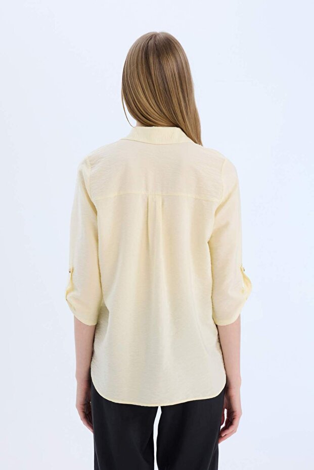 Regular Fit Basic Solid Long Sleeve Shirt M9407Az - 6